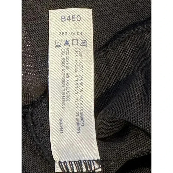 Barely There Mesh Tank Top With Lace Trim | Size M - Picture 4 of 4